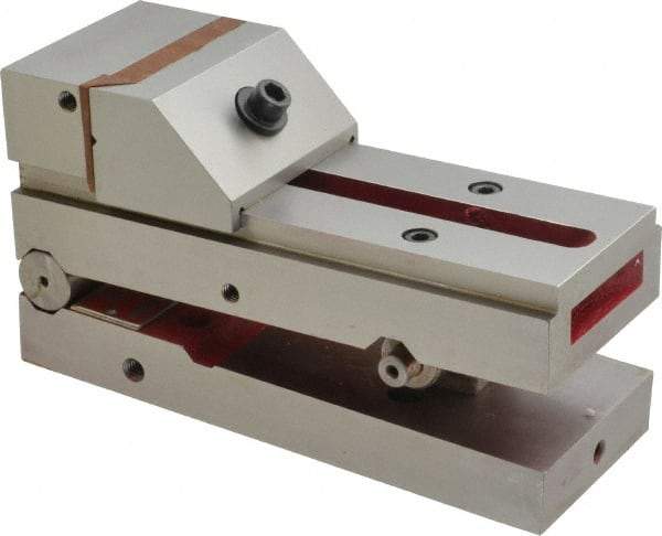 Suburban Tool - 3" Jaw Width x 1-5/16" Jaw Height, 4-3/4" Jaw Capacity, Steel, Sine Vise - 7-1/2" OAL x 3" Overall Width x 3-5/8" Overall Height, Square to within 0.0002", Parallel to within 0.0002" - Exact Industrial Supply