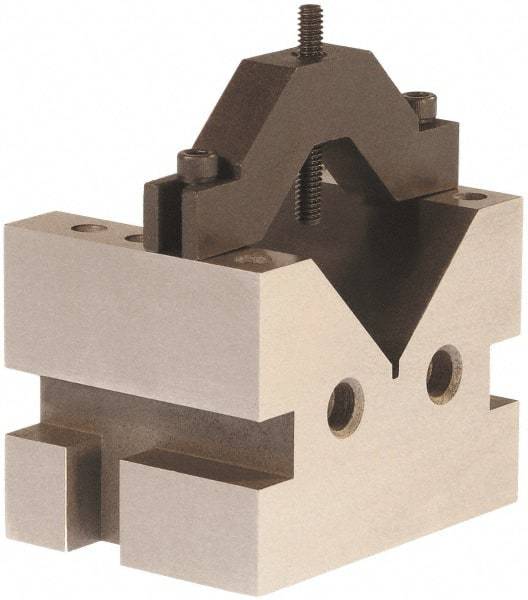 Suburban Tool - 1-5/8" Max Capacity, 90° Angle, Hardened Steel V-Block - 2-1/2" Long x 2-1/2" Wide x 2" High, Sold as Individual - Exact Industrial Supply