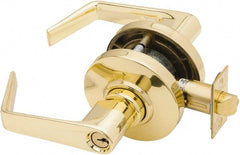 Schlage - Entrance Lever Lockset for 1-3/8 to 1-7/8" Thick Doors - Exact Industrial Supply