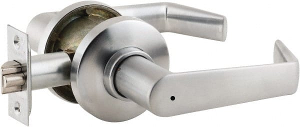 Schlage - Privacy Lever Lockset for 1-3/8 to 1-7/8" Thick Doors - Exact Industrial Supply
