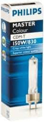 Philips - 150 Watt High Intensity Discharge Commercial/Industrial 2 Pin Lamp - 3,000°K Color Temp, 14,000 Lumens, T6, 12,000 hr Avg Life - Exact Industrial Supply