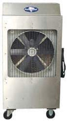 RollSeal - 18" Blade, 10 Gal Capacity, 1/3 hp, 3,000 CFM Evaporative Cooler - 6 Amp Rating, 115 Volts, Variable Speed - Exact Industrial Supply