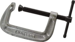 Wilton - Light-Duty 2-1/2" Max Opening, 1-7/16" Throat Depth, Ductile Iron Standard C-Clamp - 850 Lb Capacity, 0" Min Opening, Standard Throat Depth - Exact Industrial Supply