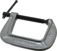 Wilton - Light-Duty 2-1/2" Max Opening, 2-1/2" Throat Depth, Ductile Iron Standard C-Clamp - 1,005 Lb Capacity, 0" Min Opening, Standard Throat Depth - Exact Industrial Supply