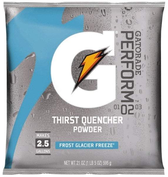 Gatorade - 21 oz Pack Glacier Freeze Activity Drink - Powdered, Yields 2.5 Gal - Exact Industrial Supply