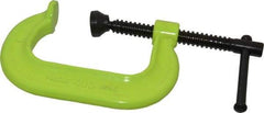 Wilton - Regular-Duty 3" Max Opening, 2-1/2" Throat Depth, Forged Steel Standard C-Clamp - 3,500 Lb Capacity, 0" Min Opening, Deep Throat, Alloy Steel Screw - Exact Industrial Supply