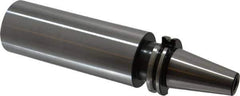 Parlec - CAT40 Taper Shank, 2.5 Inch Diameter, Tool Holder Blank - 10.69 Inch Overall Length, 7.25 Inch Projection Flange to Nose End, 8 Inch Projection Gage Line to Nose End - Exact Industrial Supply