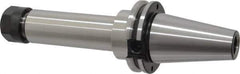 Parlec - 1mm to 13mm Capacity, 6.12" Projection, CAT40 Taper Shank, ER20 Collet Chuck - 8.81" OAL - Exact Industrial Supply