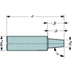 AE10-A16-CS-065 Milling Cutters With Exchangeable Solid Cutting Head - Exact Industrial Supply