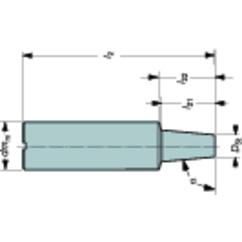AE16-A19-CE-065 Milling Cutters With Exchangeable Solid Cutting Head - Exact Industrial Supply