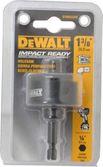 DeWALT - 1-3/8" Diam, 5/8" Cutting Depth, Hole Saw - Bi-Metal Saw, Toothed Edge - Exact Industrial Supply