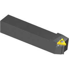 Vargus - External Thread, Left Hand Cut, 1-1/2" Shank Width x 1-1/2" Shank Height Indexable Threading Toolholder - 8" OAL, 4UE Insert Compatibility, AL Toolholder, Series U Style - Exact Industrial Supply