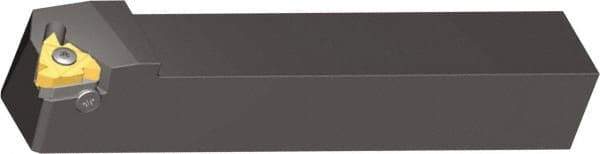 Vargus - External Thread, Right Hand Cut, 1-1/2" Shank Width x 1-1/2" Shank Height Indexable Threading Toolholder - 8" OAL, 4ER Insert Compatibility, AL Toolholder, Series Standard - Exact Industrial Supply