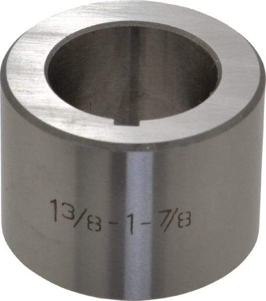 Interstate - 7/8" ID x 1-3/8" OD, Alloy Steel Machine Tool Arbor Spacer - 1" Thick - Exact Industrial Supply