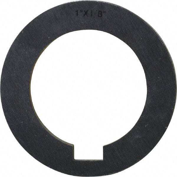 Interstate - 1" ID x 1-1/2" OD, Alloy Steel Machine Tool Arbor Spacer - 1/8" Thick - Exact Industrial Supply