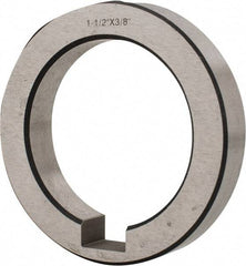 Interstate - 1-1/2" ID x 2-1/8" OD, Alloy Steel Machine Tool Arbor Spacer - 3/8" Thick - Exact Industrial Supply