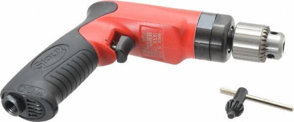 Sioux Tools - 1/4" Keyed Chuck - Pistol Grip Handle, 2,600 RPM, 14.16 LPS, 30 CFM, 1 hp - Exact Industrial Supply