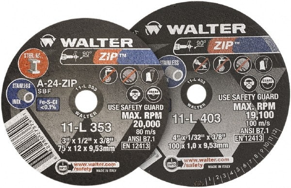 WALTER Surface Technologies - Cutoff Wheel - Exact Industrial Supply