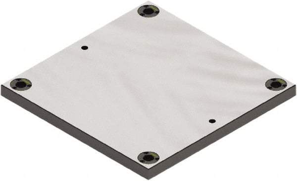 Jergens - 16" Long x 16" Wide Steel Fixture Plate - 1.13" Plate Thickness - Exact Industrial Supply