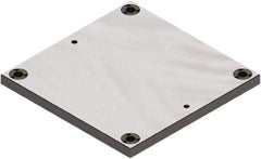 Jergens - 400mm Long x 400mm Wide Steel Fixture Plate - 1.13" Plate Thickness - Exact Industrial Supply