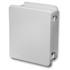 Wiegmann - NEMA 4X Fiberglass Standard Enclosure with Continuous Hinge Cover - Exact Industrial Supply