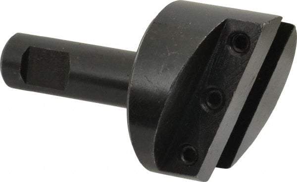 Interstate - 1-1/2" Head, 1/2" Shank Diam, 1 Bit Per Cutter, 5/16" Tool Bit, Fly Cutter - Straight Shank - Exact Industrial Supply