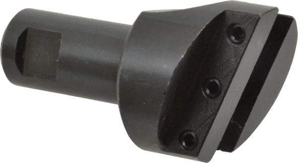 Interstate - 1-1/2" Head, 3/4" Shank Diam, 1 Bit Per Cutter, 5/16" Tool Bit, Fly Cutter - Straight Shank - Exact Industrial Supply