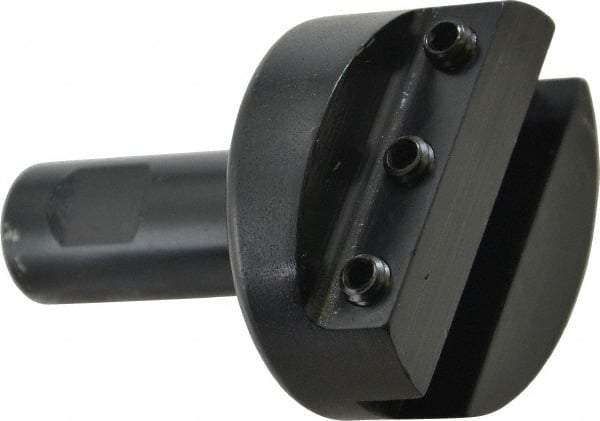 Made in USA - 2" Head, 3/4" Shank Diam, 1 Bit Per Cutter, 3/8" Tool Bit, Fly Cutter - Straight Shank - Exact Industrial Supply