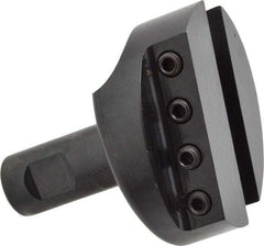 Made in USA - 2-1/2" Head, 3/4" Shank Diam, 1 Bit Per Cutter, 1/2" Tool Bit, Fly Cutter - Straight Shank - Exact Industrial Supply