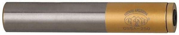 Made in USA - Slitting/Slotting Saw Arbor - Straight Shank, 1/2" Shank Diam, 2.2" OAL, For 1/4" Cutter Hole Diam - Exact Industrial Supply
