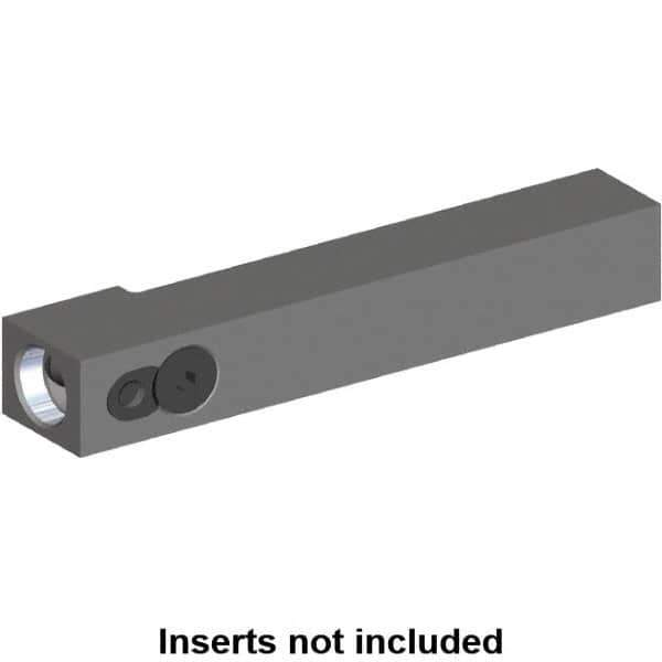 Kennametal - Neutral Cut, KM12 Modular Connection, Square Shank Lathe Modular Clamping Unit - 12mm Square Shank Length, 12mm Square Shank Width, 100mm OAL, Series NCM Square Shank - Exact Industrial Supply