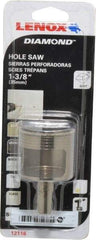 Lenox - 1-3/8" Diam, 1-1/8" Cutting Depth, Hole Saw - Diamond Grit Saw, Continuous Edge - Exact Industrial Supply