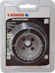 Lenox - 2" Diam, 1-5/8" Cutting Depth, Hole Saw - Diamond Grit Saw, Continuous Edge - Exact Industrial Supply