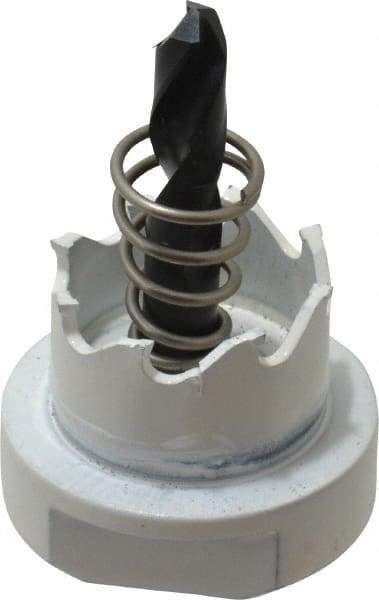 Lenox - 1" Diam, 1/2" Cutting Depth, Hole Saw - Carbide-Tipped Saw, Toothed Edge - Exact Industrial Supply