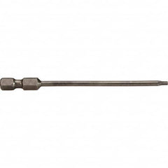 Apex - Torx Screwdriver Bits Type: Torx Bit Drive Size (Inch): 1/4 - Exact Industrial Supply