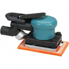 Dynabrade - 13 CFM Air Consumption, Palm Air Orbital Sander - Rectangular Pad, - Exact Industrial Supply