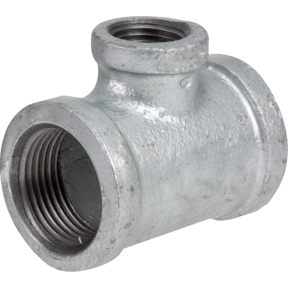 Galvanized Pipe Fittings; Material: Galvanized Malleable Iron; Fitting Shape: Tee; Thread Standard: NPT; End Connection: Threaded; Class: 150; Lead Free: Yes; Standards:  ™ASME ™B16.3;  ™ASME ™B1.20.1; ASTM ™A153;  ™UL ™Listed