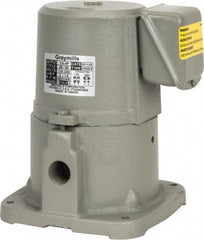 Graymills - 3/1.5 Amp, 115/230 Volt, 1/4 hp, 1 Phase, 3,450 RPM, Cast Iron Suction Machine Tool & Recirculating Pump - 20 GPM, 32 psi, 7-3/8" Long x 7-3/8" Mounting Flange Width, 9" Overall Height, Plastic Impeller, TEFC Motor - Exact Industrial Supply