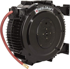 Reelcraft - 50' Spring Retractable Hose Reel - 232 psi, Hose Included - Exact Industrial Supply