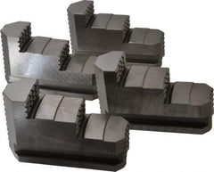 Bison - 20" Max Chuck Diam Compatibility, Steel Master Jaws - 2.0472" Wide x 6" Long x 3.6811" High - Exact Industrial Supply