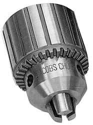 Jacobs - 5/8-16, 5 to 20.32mm Capacity, Threaded Mount Drill Chuck - Keyed, 64.52mm Sleeve Diam, 81.28mm Open Length - Exact Industrial Supply