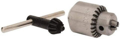 Jacobs - 5/16-24, 0 to 0.1575" Capacity, Threaded Mount Drill Chuck - Keyed, 21.59mm Sleeve Diam, 29.72mm Open Length - Exact Industrial Supply