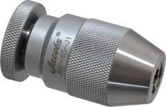 Jacobs - JT1, 1/64 to 1/4" Capacity, Tapered Mount Drill Chuck - Keyless, 1-1/4" Sleeve Diam, 2-7/16" Open Length - Exact Industrial Supply