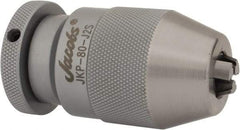 Jacobs - JT2 Short, 0 to 5/16" Capacity, Tapered Mount Drill Chuck - Keyless, 37.08mm Sleeve Diam, 67.06mm Open Length - Exact Industrial Supply