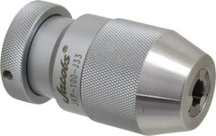 Jacobs - JT33, 0 to 3/8" Capacity, Tapered Mount Drill Chuck - Keyless, 1-5/32" Sleeve Diam, 3-3/16" Open Length - Exact Industrial Supply