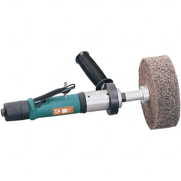Dynabrade - 0.7 hp, 4,500 RPM Finishing Sander - 40 CFM Air Consumption, 6.21 bar Air Pressure, 1/4 NPT Inlet - Exact Industrial Supply