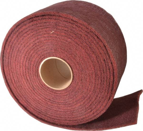 3M - 30' Long x 6" Wide Nonwoven Roll - Very Fine Grade, Purple, Aluminum Oxide - Exact Industrial Supply