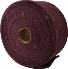 3M - 30' Long x 6" Wide Nonwoven Roll - Very Fine Grade, Purple, Aluminum Oxide - Exact Industrial Supply