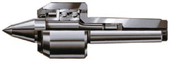 Rohm - MT6 Taper Shank, 4.72" Head Diam Live Center - 4,800 Max RPM, 4.1" Head Length, 2.28" Point Diam, 3.032" Point Len, 6,600 Lb Max Workpc, 14.27" OAL, Long Point - Exact Industrial Supply
