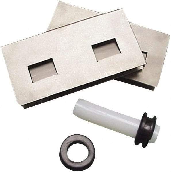 Justrite - 0.17' Long x 0.33' Wide x 1" High, Spill Containment Accumulation Drain Kit - Compatible with Justrite Pallets & Accumulations Centers - Exact Industrial Supply